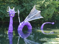 The dragon in the pond